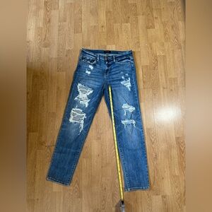 Distressed Judy Blue Jeans Straight leg